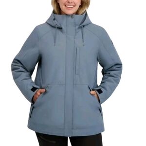 Roxy Women's Gray Hooded Ski Jacket